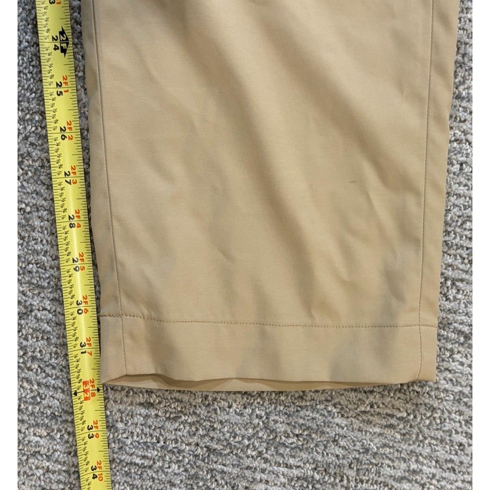Ralph Lauren RLX Pants Mens 38x32 Khaki Tailored Fit Polyester Golf Dress Chino - Picture 7 of 7